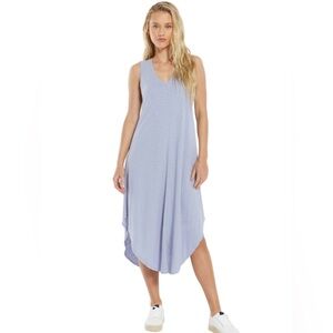 New Z Supply Reverie Slub Midi Dress Lavendar